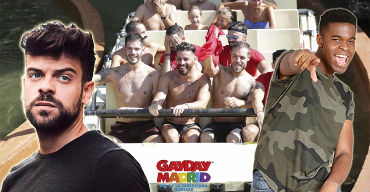 Ricky Merino y Famous, padrinos del GayDay en el Parque de Atracciones de Madrid