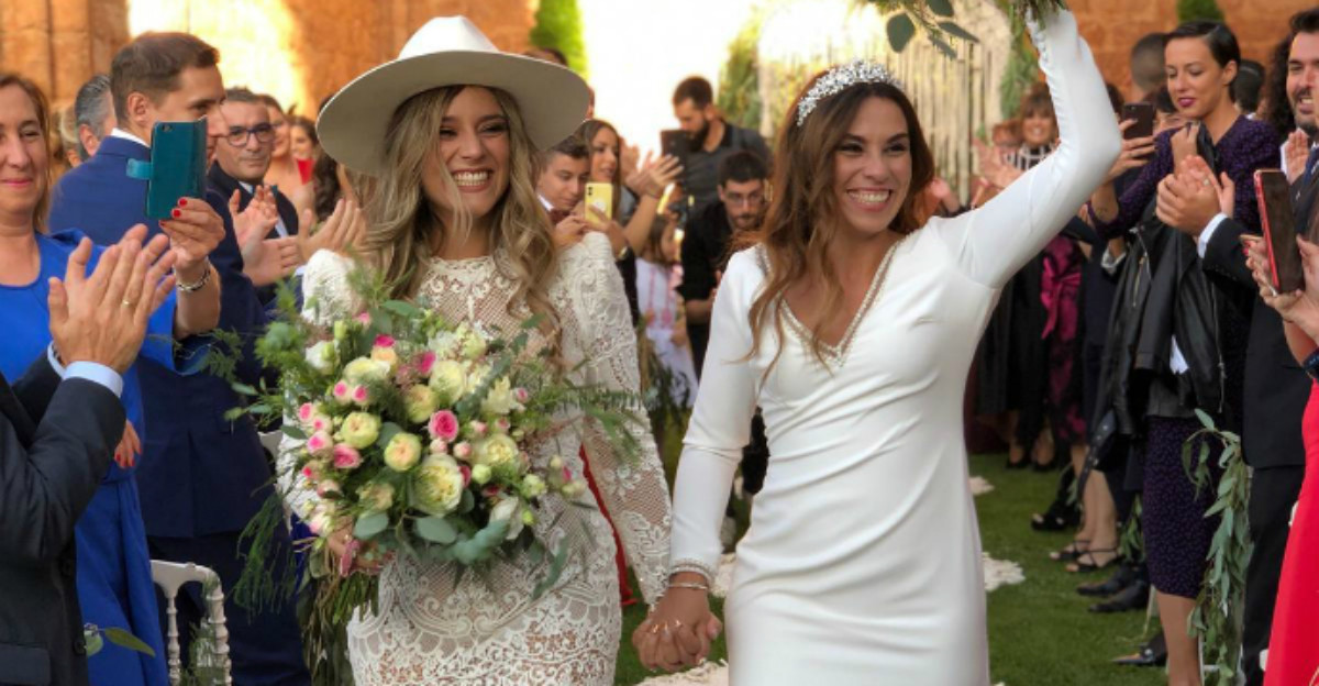¡María Aguado se ha casado con su novia!