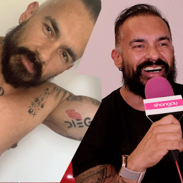 El actor porno gay Santi Noguera: "Quiero follarme a Santiago Abascal, está muy bueno"