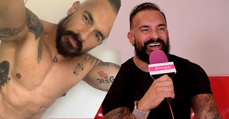 El actor porno gay Santi Noguera: "Quiero follarme a Santiago Abascal, está muy bueno"