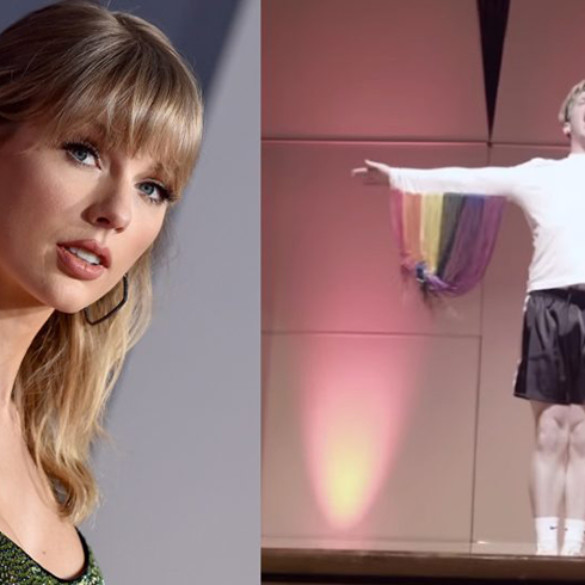Taylor Swift se emociona al ver que un fan sale del armario con una de sus canciones