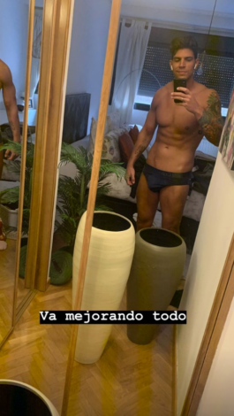 Diego Matamoros se quita la ropa y muestra su evolución física antes de la final de 'GH VIP'