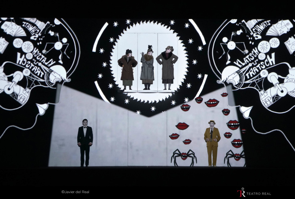 Crítica de ópera: 'La flauta mágica', Mozart se pasa al cine mudo en el Teatro Real