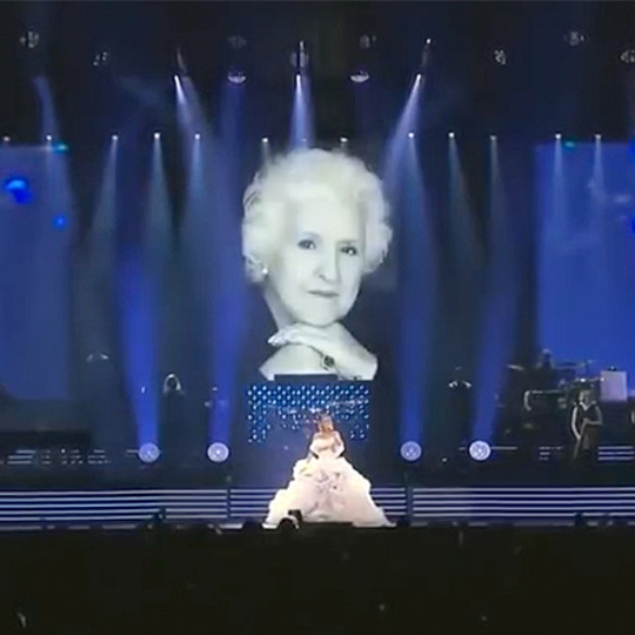 Céline Dion dedica una emocionante versión de 'Over the Rainbow' a su recién fallecida madre