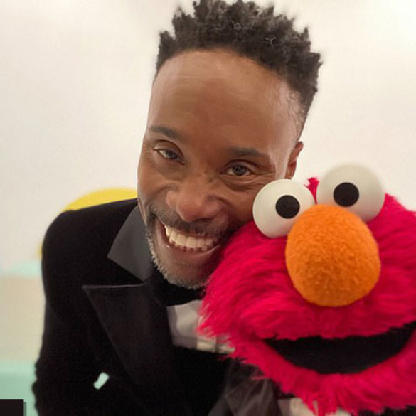 Billy Porter la lía con su vestido LGTBI en 'Barrio Sésamo'