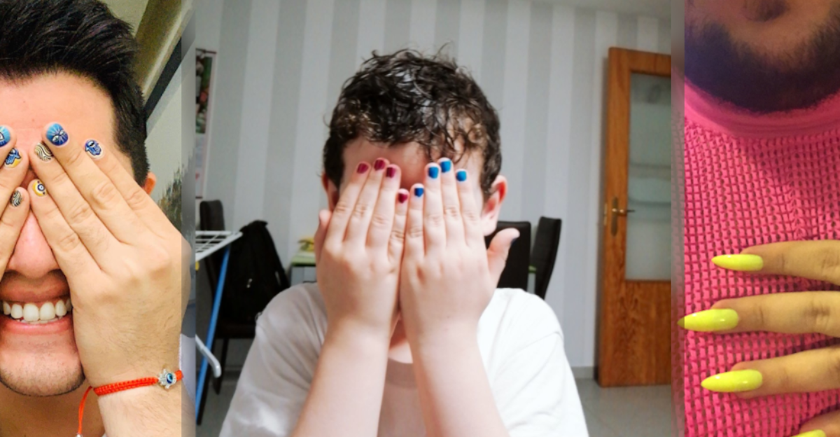 Los usuarios de Twitter apoyan a Jon, un niño de Logroño a quien le dicen que pintarse las uñas es de chicas