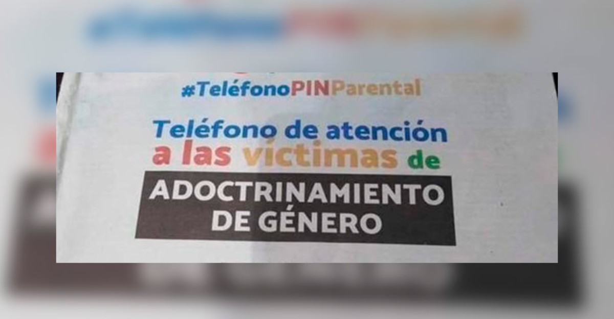 Hazte Oír lanza el #TeléfonoPinParental para las víctimas de "adoctrinamiento de género"