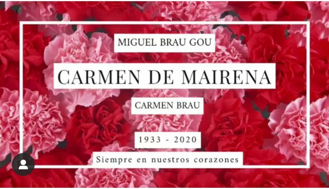 Muere Carmen de Mairena en plena crisis del coronavirus