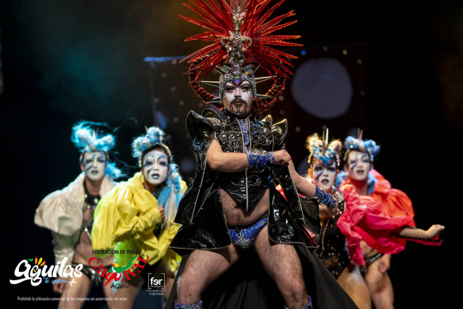 Perseida, ganadora del Concurso Drag Queen del Carnaval de Águilas