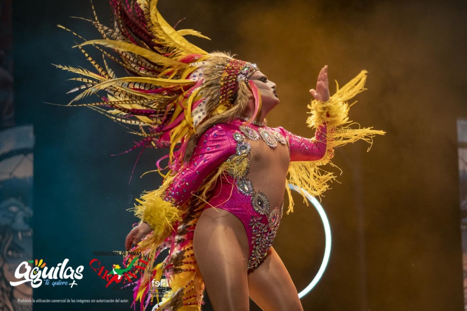 Perseida, ganadora del Concurso Drag Queen del Carnaval de Águilas