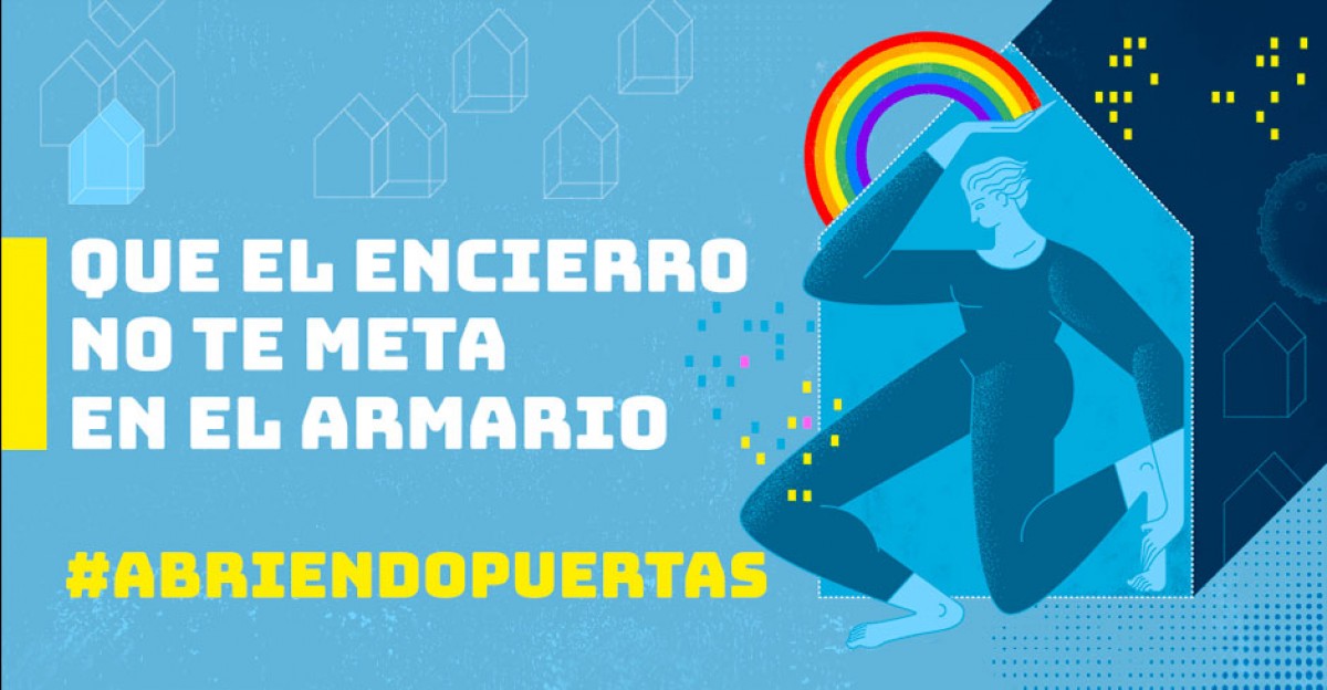 #AbriendoPuertas: la nueva campaña contra la discriminación LGTBI durante el confinamiento