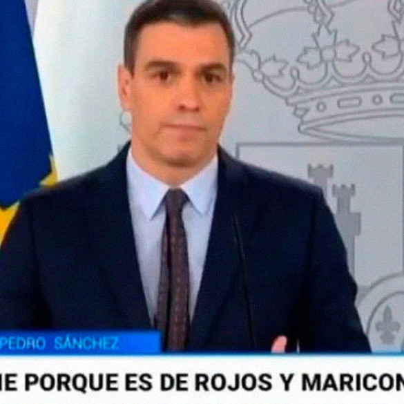 Jorge Javier Vázquez, orgulloso de ser #RojoyMaricón, da las gracias a Pedro Sánchez con un meme viral