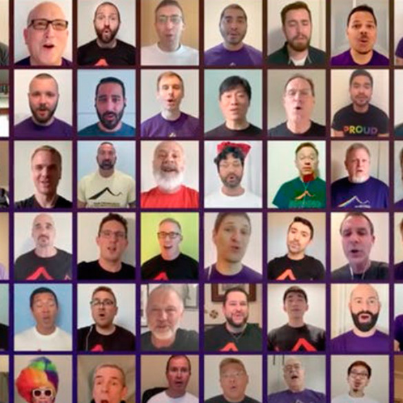 El Coro de Hombres Gais de San Francisco emociona con una interpretación virtual