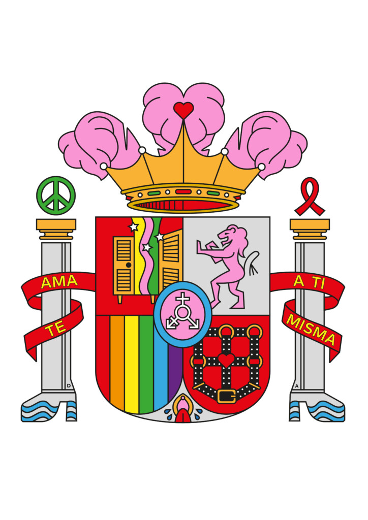 La historia tras el escudo inclusivo de España viral: "Nosotros definimos los símbolos, no al revés"