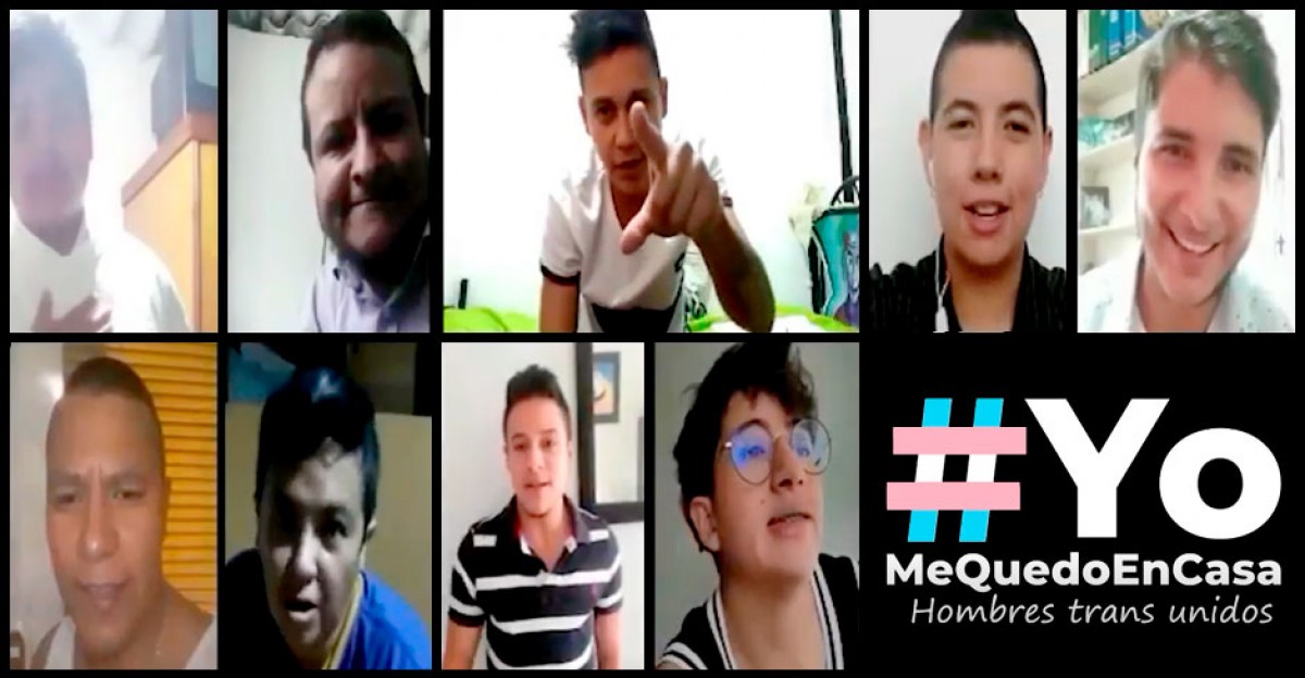 Hombres trans de Latinoamérica comparten un vídeo mensaje de esperanza para esta cuarentena
