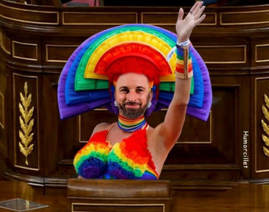 ¿Santiago Abascal pro gay? Empiezan los memes del líder de Vox