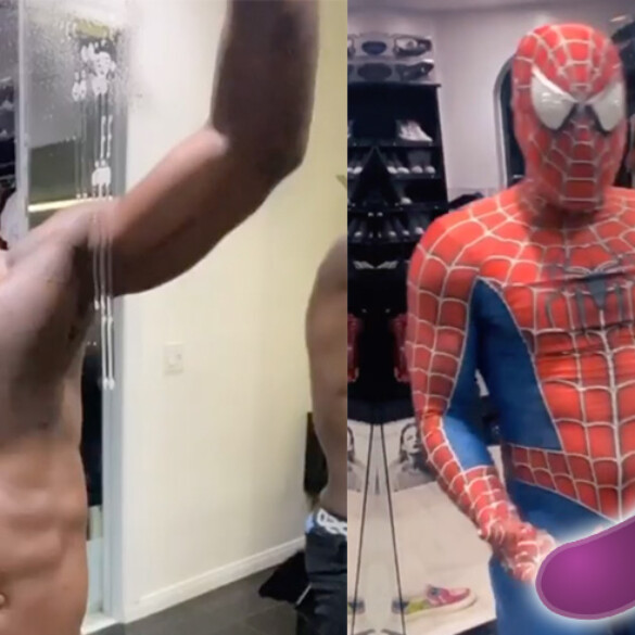 Jason Derulo marca paquete vestido de Spider-Man en este vídeo de TikTok