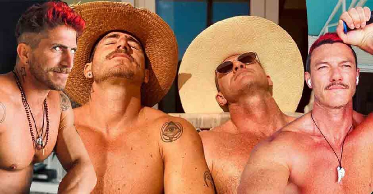 La cuarentena sexy-romántica de Luke Evans y su novio Rafael Olarra
