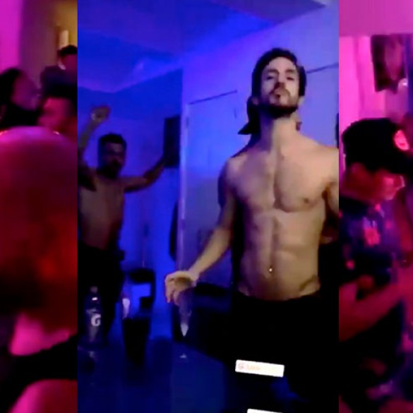 La escandalosa fiesta de un actor porno gay durante la cuarentena