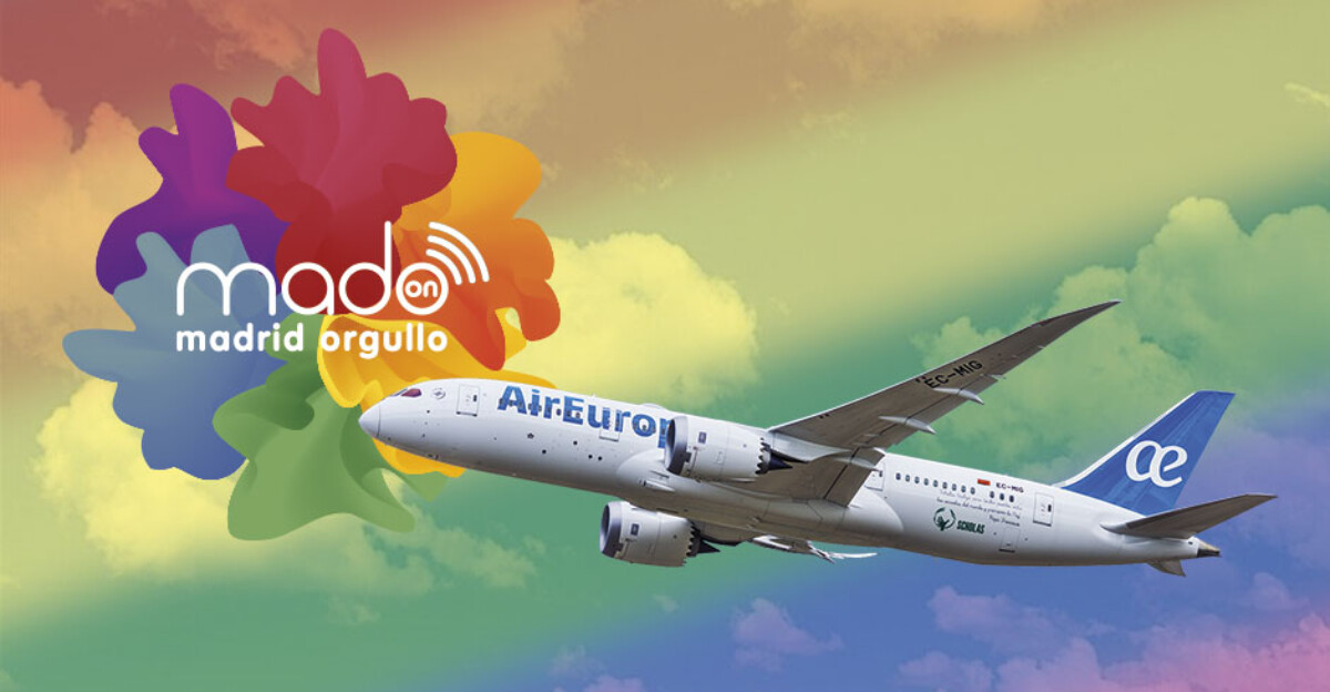 Vuelve Air Europa: y será (un año más) la línea aérea oficial del primer Orgullo 'online' de la historia
