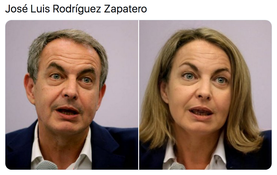 Los políticos españoles cambiados de género se vuelven virales