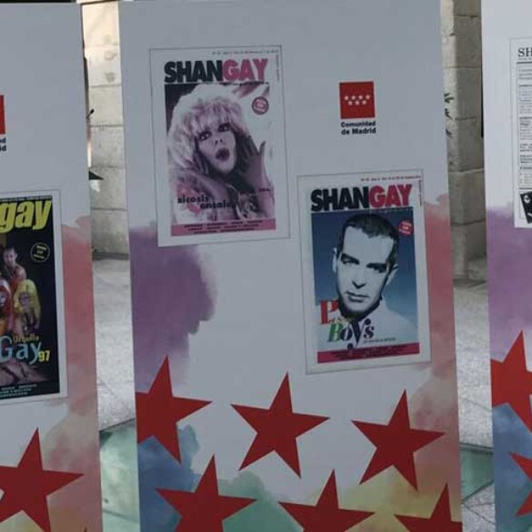 La exposición 'Portadas con Orgullo' de Shangay se traslada a la Sala El Águila de la Comunidad de Madrid, con mayor aforo
