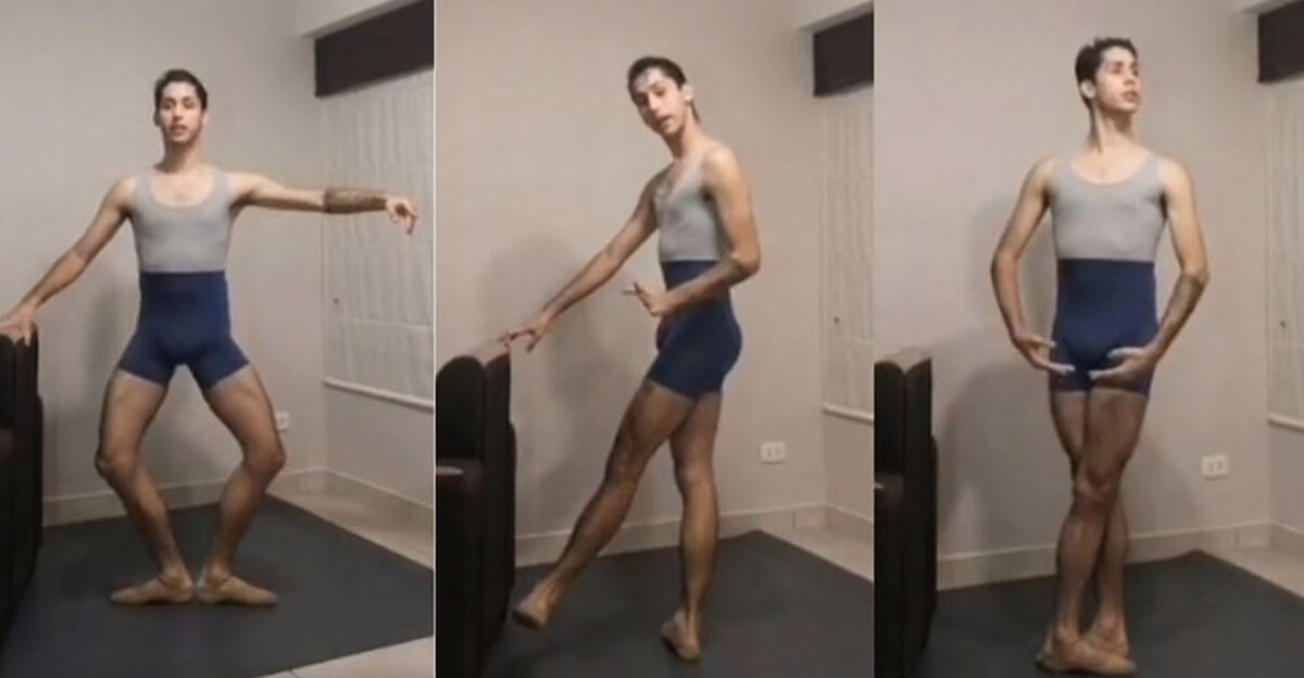 Un profesor de ballet sufre acoso homofóbico durante una clase virtual, aunque no es gay