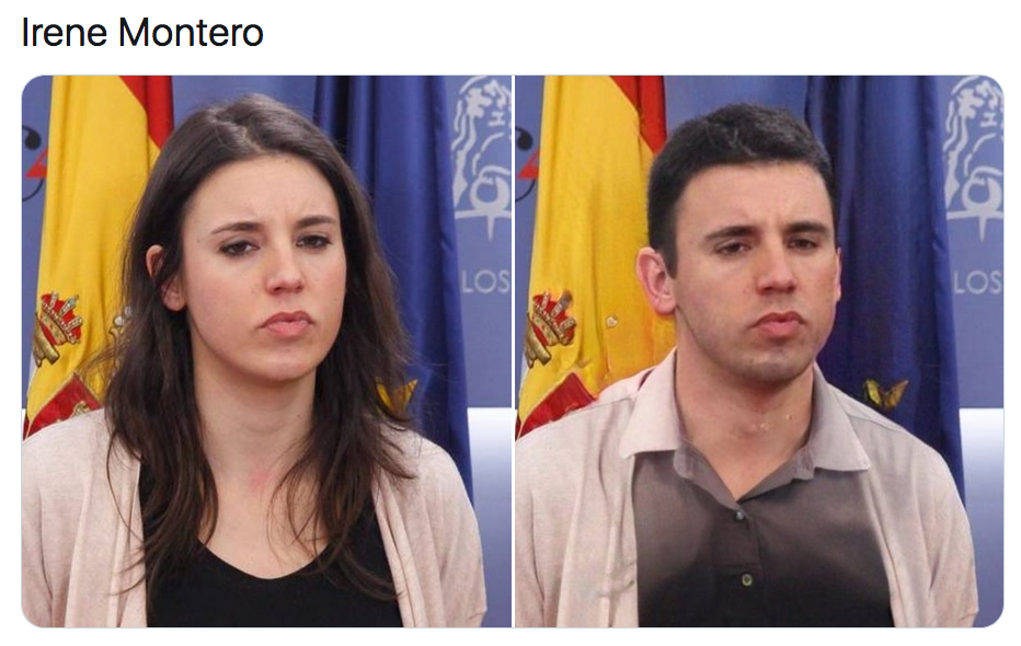 Los políticos españoles cambiados de género se vuelven virales
