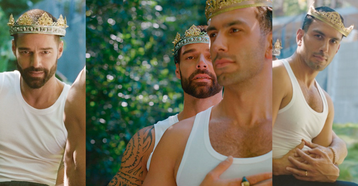 Ricky Martin y su marido se coronan (literalmente) como reyes LGTBI