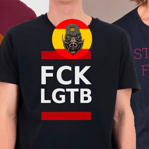 Las intolerables camisetas homófobas (entre otras cosas) que incitan al odio