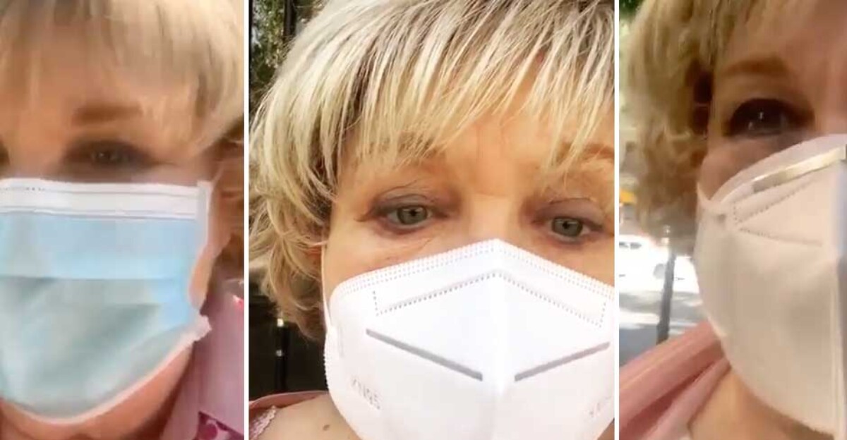 Ponte la mascarilla: Karina se hace viral con 'hit protesta' en Instagram