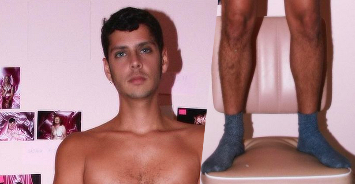 Eduardo Casanova publica un desnudo integral (bueno, con los calcetines puestos)