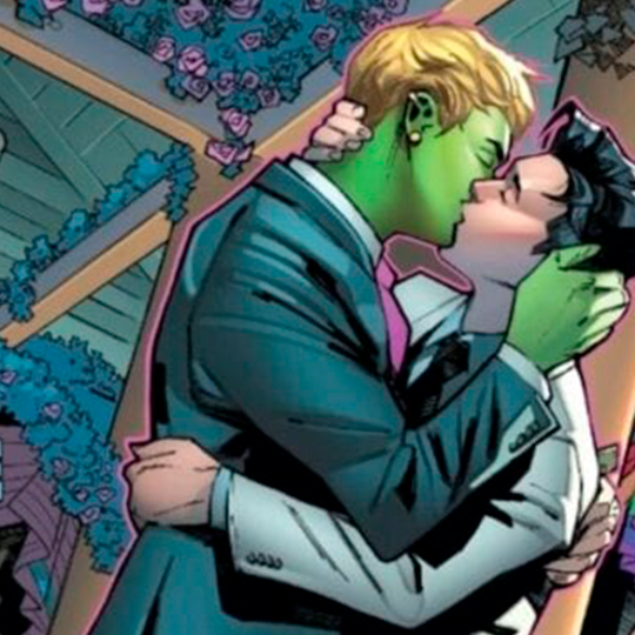 Así es la primera boda entre dos superhéroes gays de Marvel