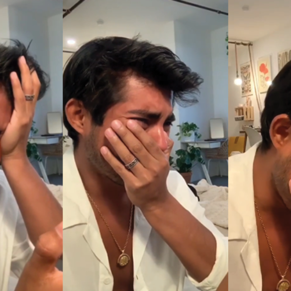 Rompe a llorar cuando su madre le condena al infierno por comprometerse con su novio (el vídeo viral que nos ha hecho trizas el corazón)