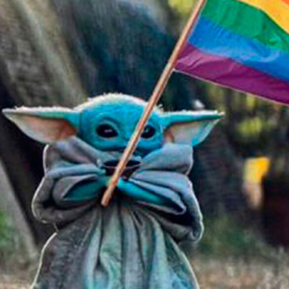 Baby Yoda ('The Mandalorian') se convierte en icono LGTBI contra la homofobia