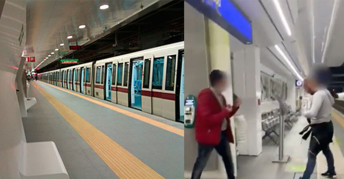 Brutal agresión homófoba a una pareja en el metro de Roma