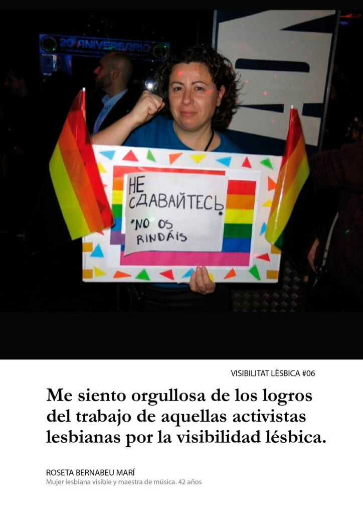 Lambda saca a las calles la exposición 'VisibLES', con lesbianas del colectivo, por el Día de la Visibilidad Lésbica