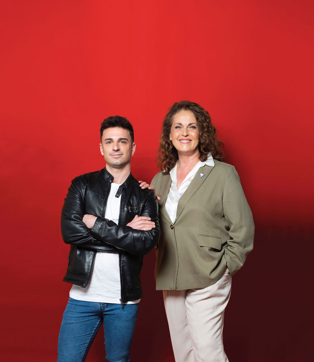 Carla Antonelli y Santi Rivero: compromiso en la campaña del PSOE