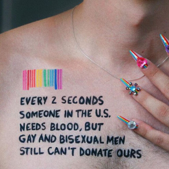 Demi Lovato denuncia que EE UU sigue prohibiendo a los gais donar sangre