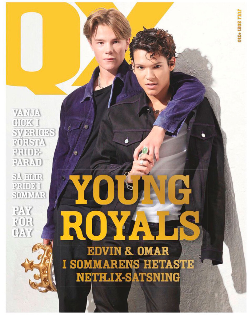 Los protagonistas de 'Jóvenes altezas', amorosos en una revista LGTBI: "Eres más que tu orientación sexual"
