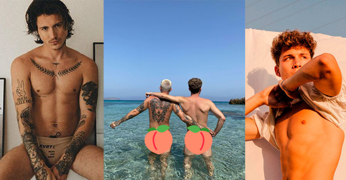 Raoul Vázquez y Jonan Wiergo revolucionan las redes con su desnudo integral en la playa