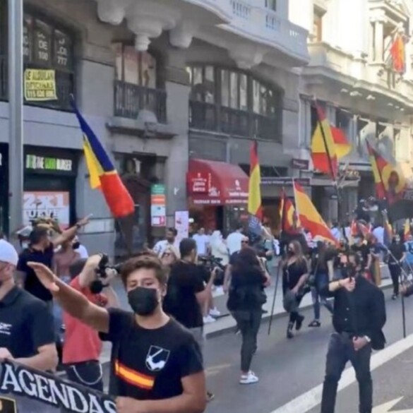 Le Delegación de Gobierno multa con 600€ a los líderes de la marcha neonazi en Chueca el sábado