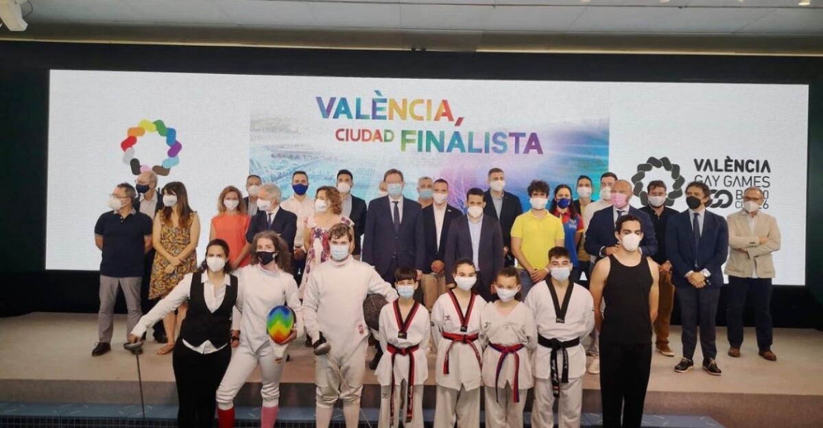 Valencia brilla con el orgullo de ser candidata a organizar los Gay Games 2026