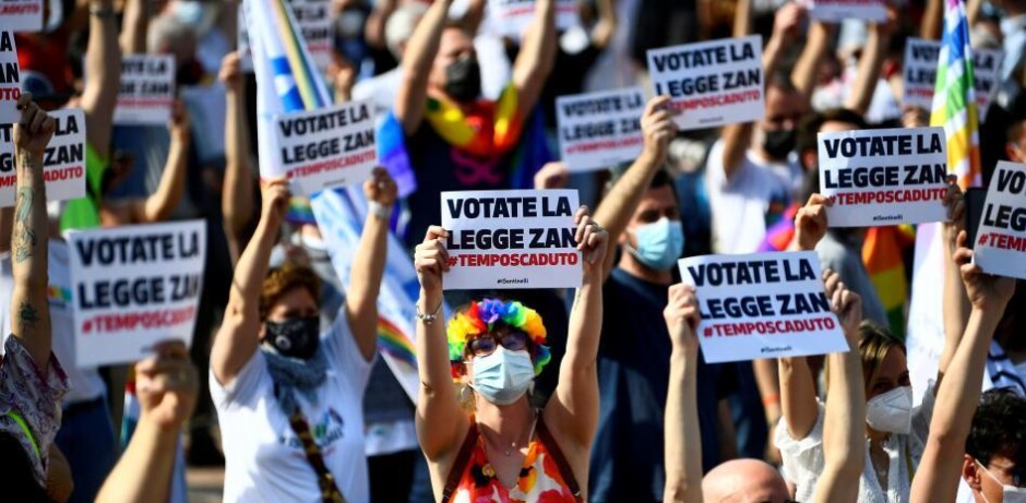La ultraderecha italiana bloquea la ley contra la homofobia y la transfobia