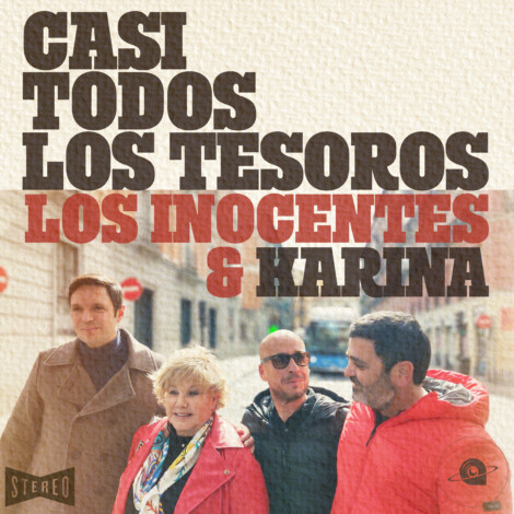 Karina sorprende colaborando con el grupo Los Inocentes en 'Casi todos los tesoros'