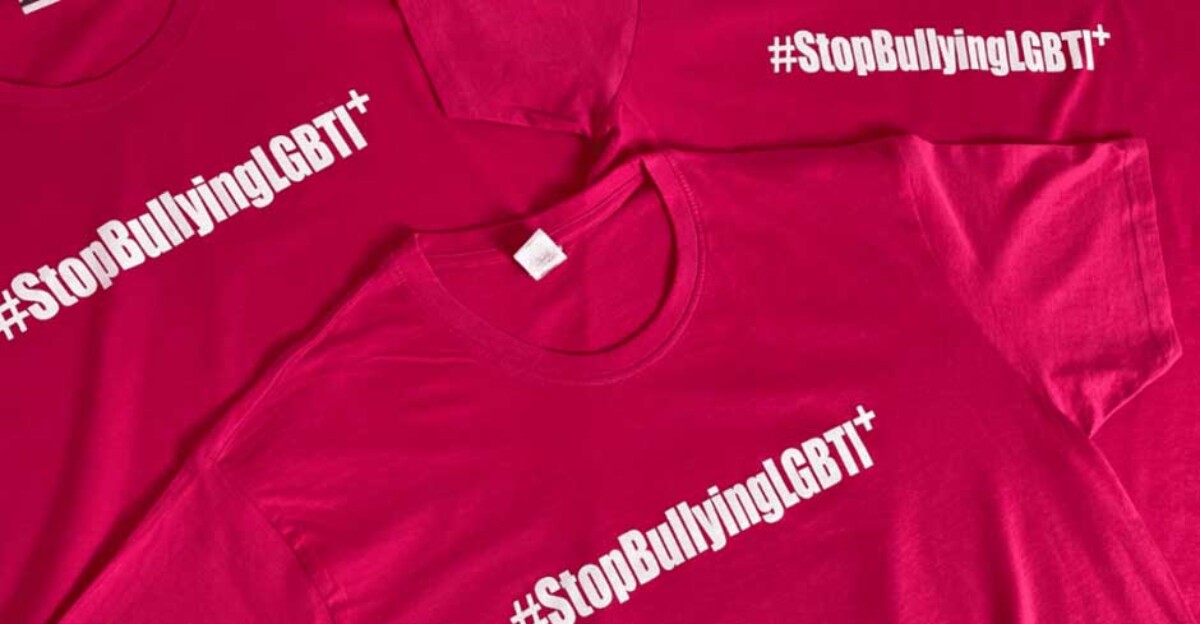Únete al Día de la camiseta rosa en contra del bullying LGTBI