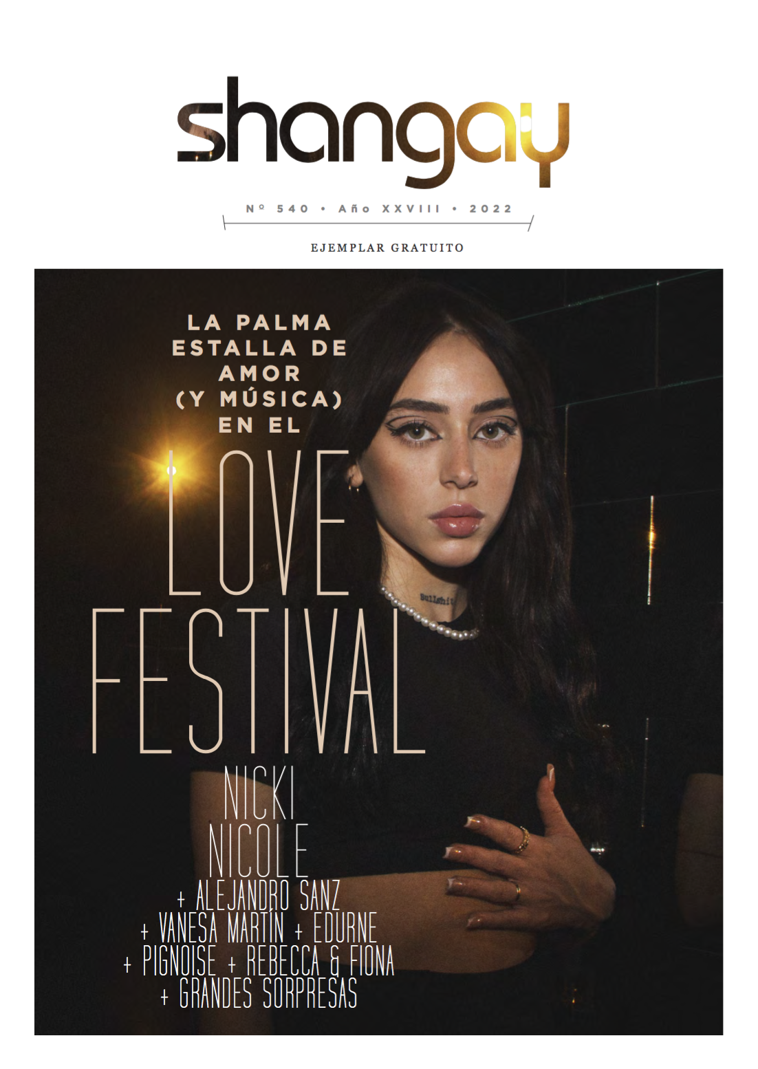 Bibiana Fernández inaugura el Love Festival: La Palma estalla de amor (y de música)
