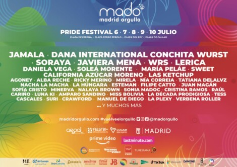 Última hora: primeros artistas confirmados del MADO Pride Festival