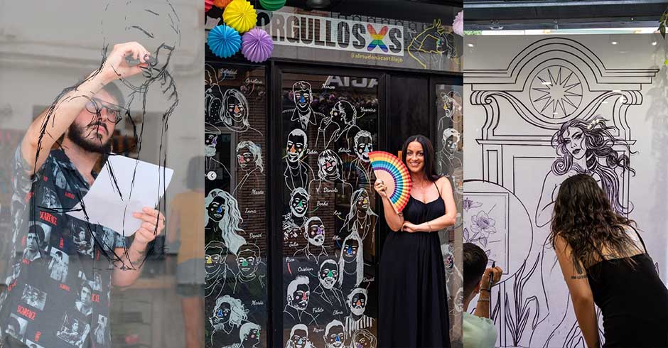 Patea la ruta 'Escaparates con Orgullo' en Córdoba (y apoya los derechos LGTBIQ+, el arte joven y el comercio local)