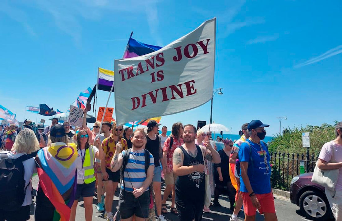 Trans Pride Brighton record asistencia derechos